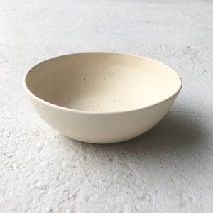 SOLD.....14oz ceramic salad bowl small #0052